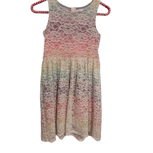 Rainbow Lace Kids Dress - Picture 5 of 11